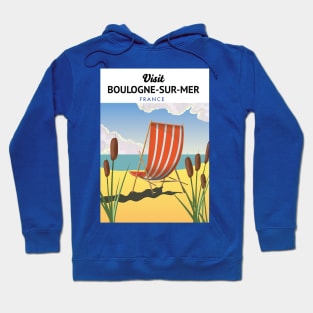 Boulogne-sur-Mer france travel poster Hoodie